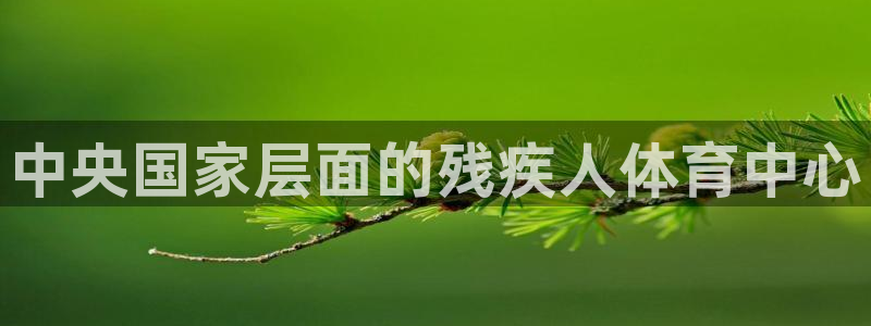 利记官网下载注册：中央国家层面的残疾人体育中心